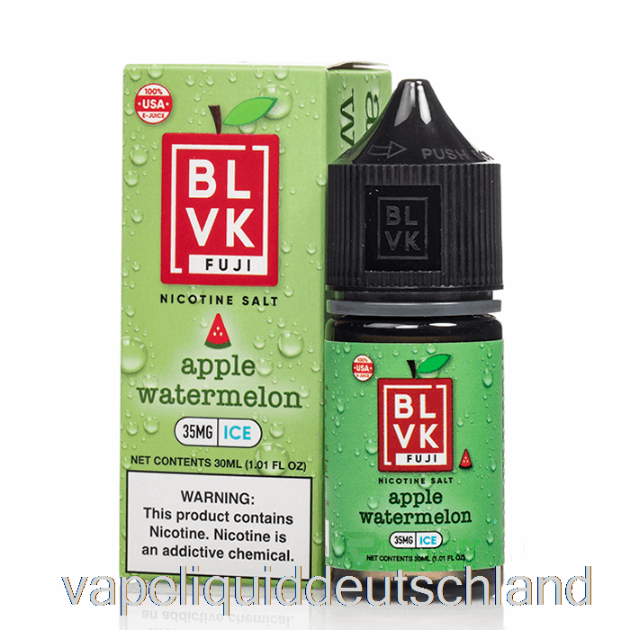Apfel-Wassermelonen-Eis – Blvk Fuji-Salze – 30 Ml, 50 Mg Vape-Flüssigkeit